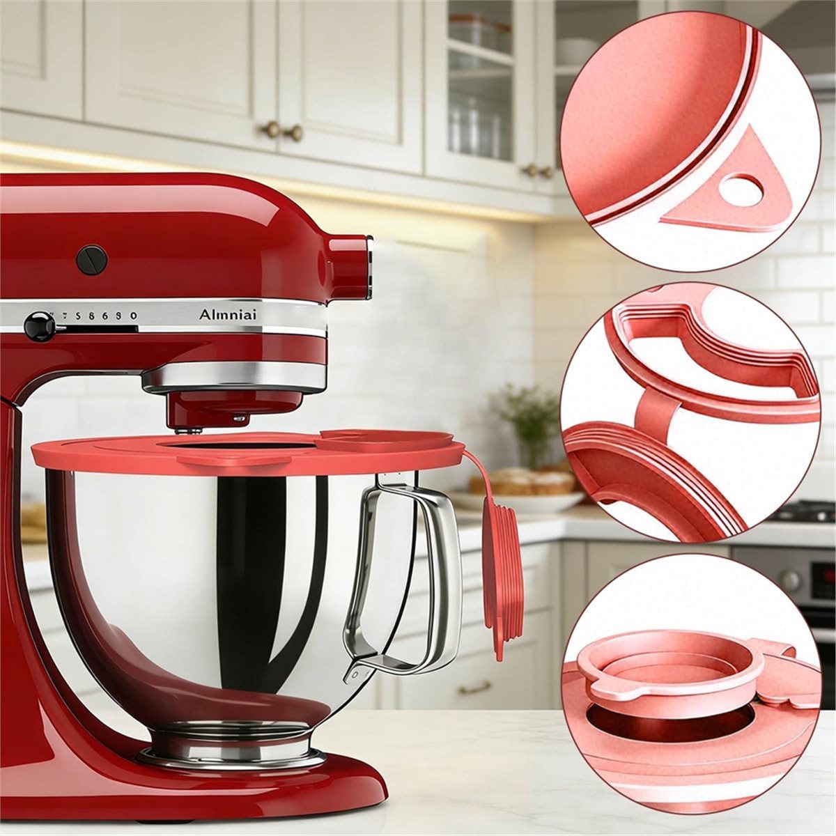Stand Mixer Bowl - A1837U Aug. Силиконовая крышка для чаши