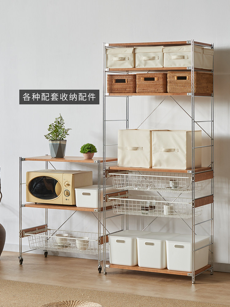 Kitchen Appliances In Japanese - Кухонная техника из массива дерева, решетка
