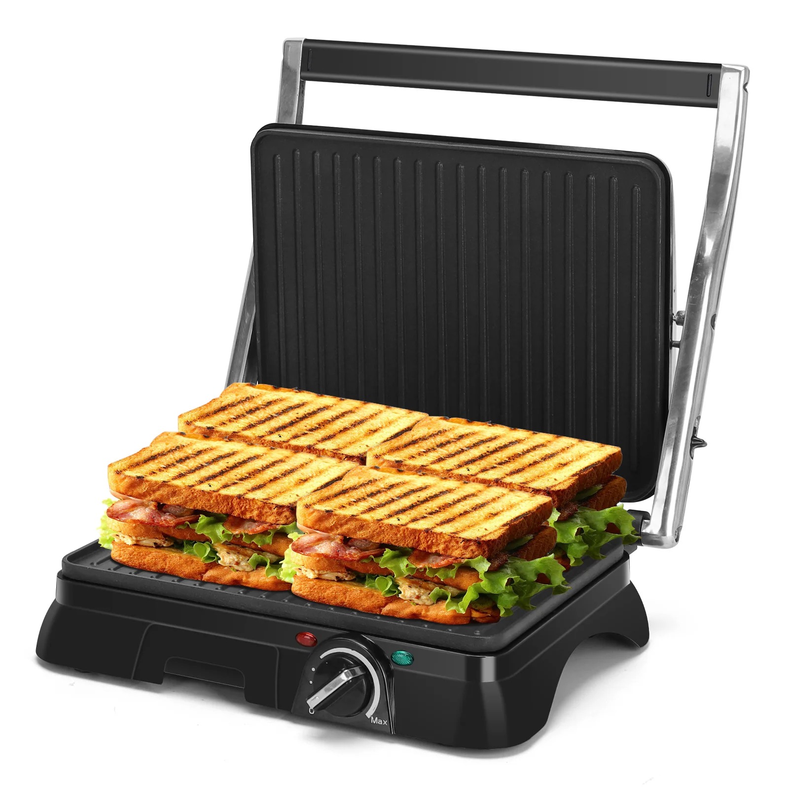 Sandwich Press Grill - Электрический гриль Sandwicheras и Panini (регулятор