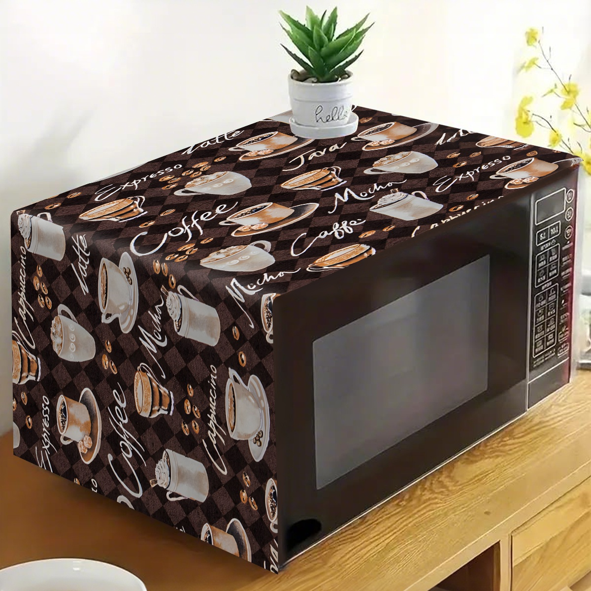 Kitchen Appliances Oven - Чехол для микроволновой печи с принтом
