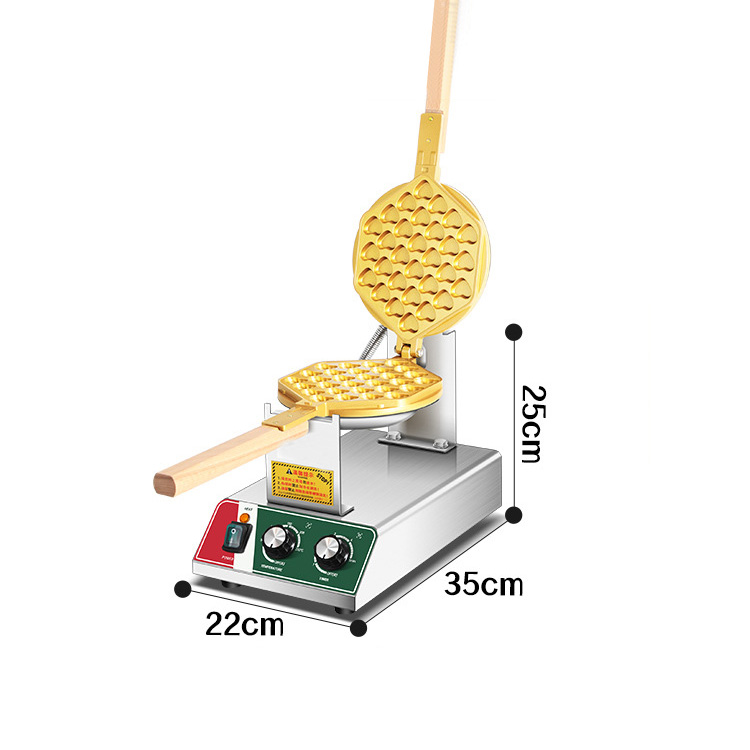 Waffle Iron Belgian - Вафельница в форме сердца, изготовленная из