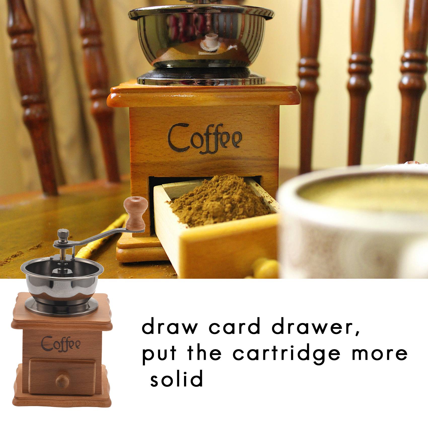 [Акция] Ручная кофемолка, ручн – обзор и цена Coffee Grinder Burr