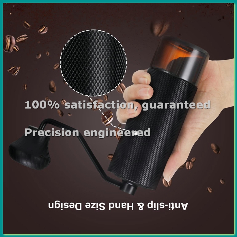 Ручная кофемолка, премиальная  – обзор и цена Coffee Grinder Burr