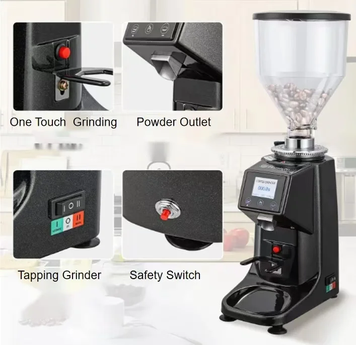 Коммерческая автоматическая ко – обзор и цена Coffee Grinder Burr