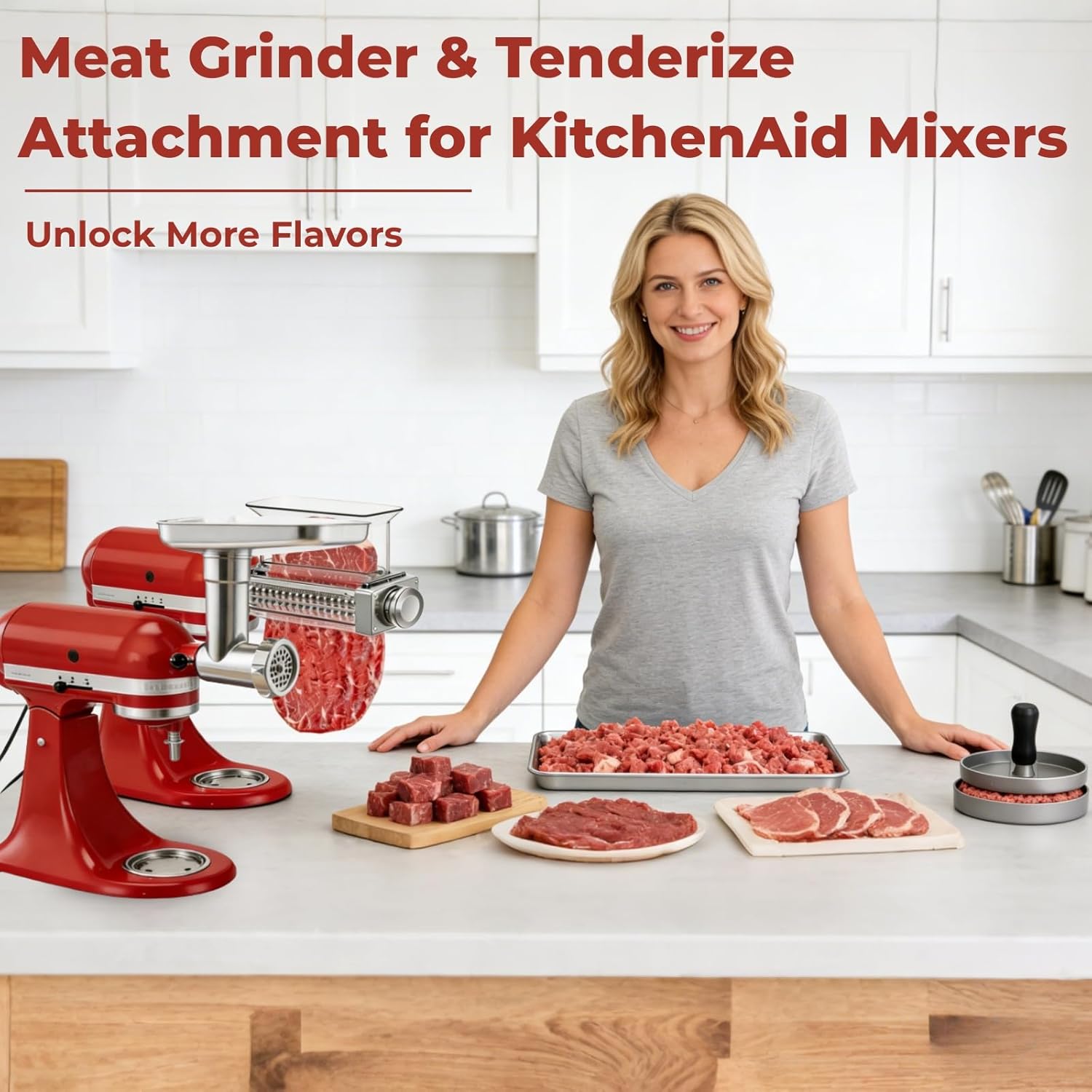 Насадка-измельчитель для мяса  – обзор и цена Meat Grinder Attachment